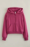 Zella Girl Kids' Aspire Fleece Zip-up Hoodie In Pink