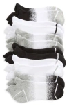Zella Girl Kids' Assorted 6-pack No-show Socks In Black