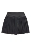 Zella Girl Kids' Baseline High Waist Pleated Skort In Black