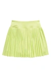 Zella Girl Kids' Baseline High Waist Pleated Skort In Green Obi