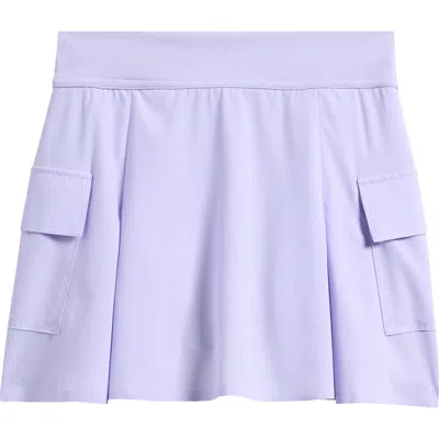 Zella Girl Kids' Cargo Pocket Skort In Purple Calluna