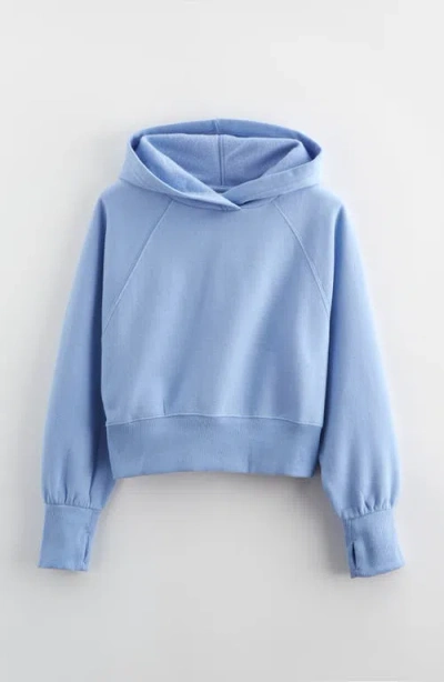 Zella Girl Kids' Cloud Fleece Hoodie In Blue Hydrangea