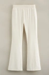 Zella Girl Kids' Cosmos Velour Flare Pants In White