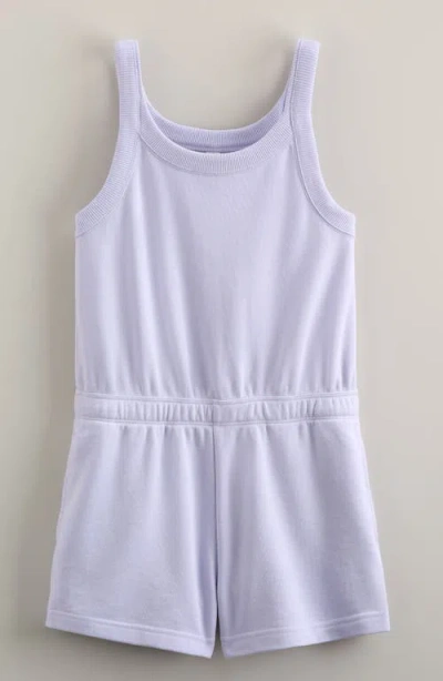 Zella Girl Kids' Cotton Romper In Purple