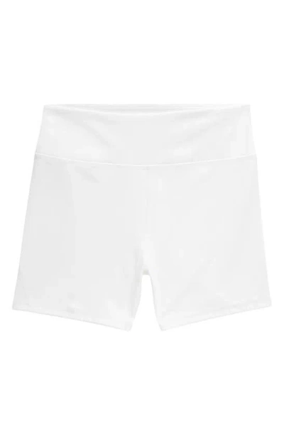 Zella Girl Kids' Elevate Bike Shorts In White