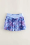 Zella Girl Kids' Finish Line Running Shorts In Blue