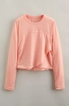 Zella Girl Kids' Flex Crossover Front T-shirt In Pink