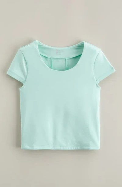 Zella Girl Kids' Get The Scoop Tee In Blue