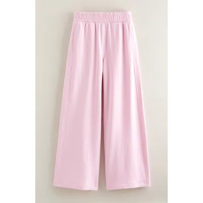 Zella Girl Kids' In The Groove Wide Leg Sweatpants In Pink