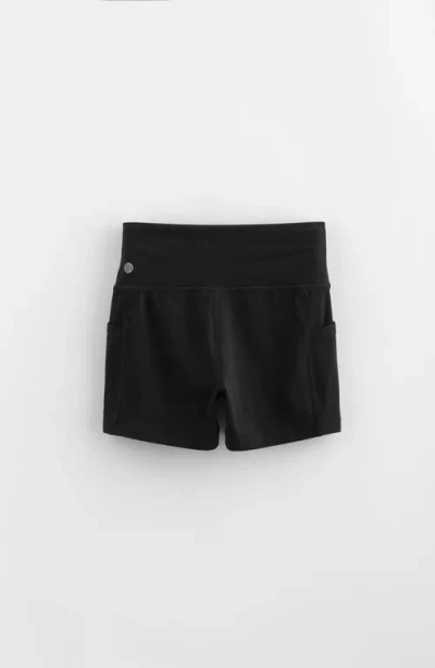 Zella Girl Kids' Live By Cartwheel Shorts In Black