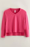 Zella Girl Kids' Long Sleeve T-shirt In Pink