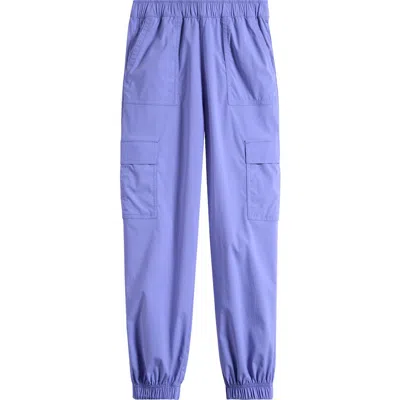 Zella Girl Kids' Parachute Cargo Pants In Purple Wink