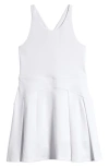 Zella Girl Kids' Pleat Flutter Dress In White