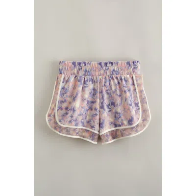 Zella Girl Kids' Rally Print Boxer Shorts In Multi