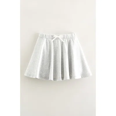 Zella Girl Kids' Step Up Fleece Skort In Gray