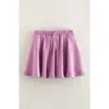 Zella Girl Kids' Step Up Fleece Skort In Purple