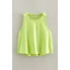 Zella Girl Kids' Sway Back Cutout Tank In Green