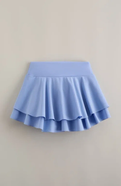 Zella Girl Kids' Tiered Skort In Blue