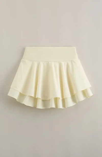 Zella Girl Kids' Tiered Skort In Yellow