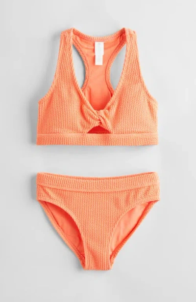 Zella Girl Kids' Twist Front Two-piece Swimsuit