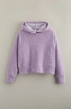 Zella Girl Kids' Weekend Cozy Hoodie In Purple