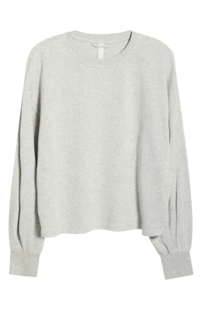 Zella Go Easy Crewneck Sweatshirt In Gray
