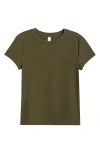 Zella Go-to Rib T-shirt In Gray
