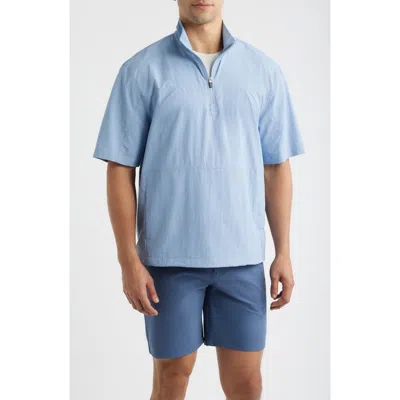 Zella Golf Pro Silk Short Sleeve Quarter Zip In Multi