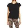 Zella Hana Studio T-shirt In Black