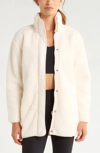 Zella Hearth Faux Shearling Jacket In Multi