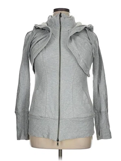Pre-owned Zella Jacket In Gray