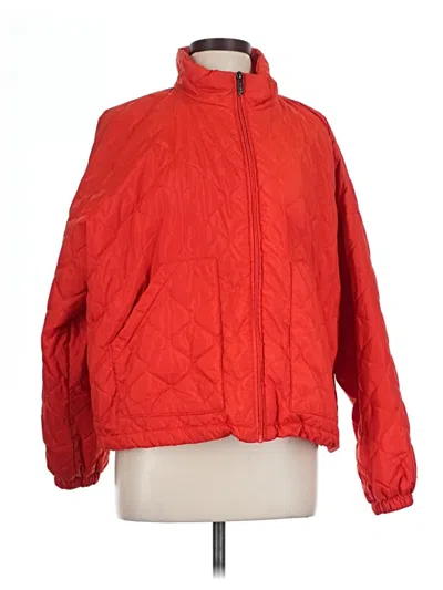 Pre-owned Zella Jacket In Red