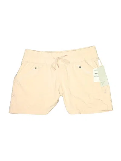 Pre-owned Zella Khaki Shorts In Yellow