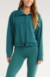 Zella Kickback Ottoman Half Zip Pullover