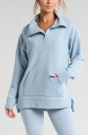 Zella Kickback Ottoman Tunic In Blue Fog