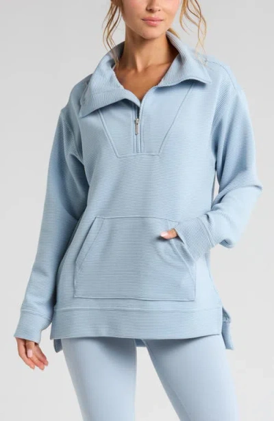 Zella Kickback Ottoman Tunic In Blue Fog