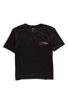 Zella Kids' Bar Code Graphic T-shirt In Black Fearless