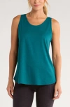 Zella Liana Restore Soft Lite Tank In Blue
