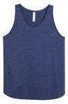 Zella Liana Restore Soft Lite Tank In Blue Indigo