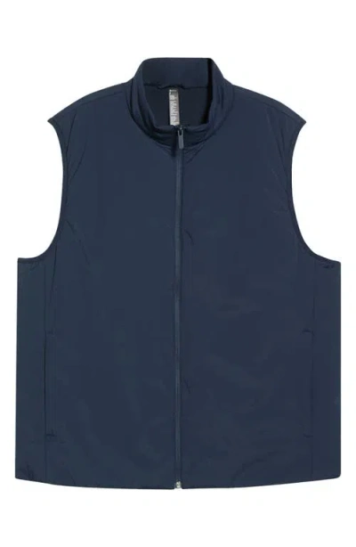Zella Lightweight Insulated Vest In Blue