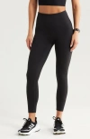 Zella Live In High Waist 7/8 Leggings In Black