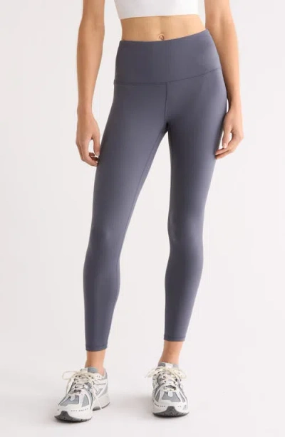 Zella Live In High Waist 7/8 Leggings In Blue