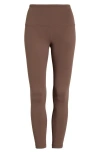 Zella Live In High Waist 7/8 Leggings In Brown