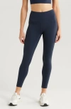 Zella Live In High Waist 7/8 Leggings In Navy Sapphire