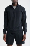 Zella Live In Performance Quarter Zip Pullover In Black