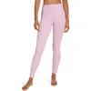 Zella Live In Rib Pocket High Waist Leggings In Pink Lavender