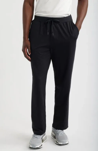 Zella Live In Slim Fit Knit Drawstring Pants In Black