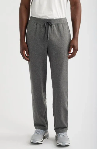 Zella Live In Slim Fit Knit Drawstring Pants In Gray