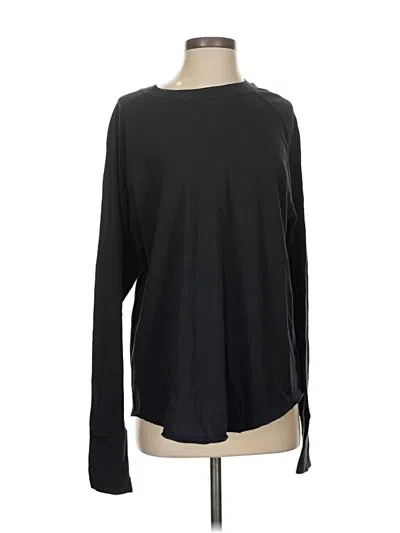 Pre-owned Zella Long Sleeve T-shirt In Black