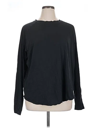 Pre-owned Zella Long Sleeve T-shirt In Black